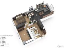 Pronájem bytu 2+1, Praha - Malešice, Bydžovského, 58 m2