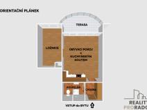 Pronájem bytu 2+kk, Olomouc - Nová Ulice, Na Tabulovém vrchu, 50 m2