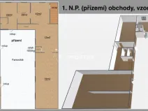 Pronájem obchodního prostoru, Jirny, Tovární, 256 m2