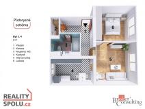 Prodej bytu 2+1, Liberec - Liberec I-Staré Město, Zeyerova, 56 m2