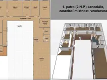 Pronájem kanceláře, Jirny, Tovární, 281 m2