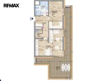 Prodej bytu 2+kk, Zlín, Smetanova, 56 m2