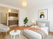 Pronájem bytu 1+kk, Ostrava - Poruba, Hlavní třída, 29 m2