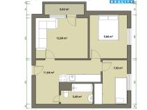 Pronájem bytu 3+1, Karlovy Vary, Krymská, 45 m2