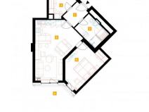 Pronájem bytu 2+kk, Praha - Stodůlky, Mukařovského, 65 m2