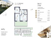 Prodej bytu 3+kk, Praha - Satalice, Za Novákovou zahradou, 66 m2