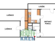 Prodej bytu 3+1, Praha - Dejvice, náměstí Bořislavka, 69 m2