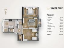 Pronájem bytu 3+1, Teplice, Novákova, 85 m2