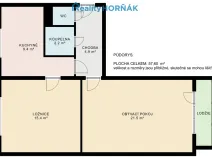 Prodej bytu 2+1, Praha - Malešice, Tuchorazská, 51 m2