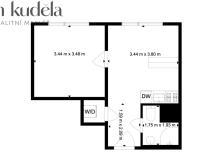 Pronájem bytu 2+kk, Brno, Žitná, 34 m2