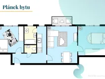 Prodej bytu 3+1, České Budějovice, Lidická tř., 67 m2