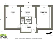 Pronájem bytu 2+1, Uherské Hradiště, Mánesova, 54 m2