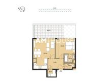 Pronájem bytu 2+kk, Praha - Libeň, Smrčkova, 63 m2