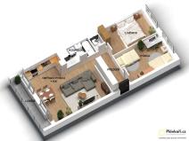 Prodej bytu 3+kk, Praha - Karlín, Molákova, 69 m2