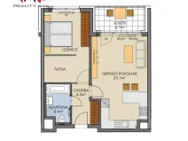 Pronájem bytu 2+kk, Praha, Stočesova, 58 m2