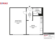 Pronájem bytu 2+kk, Karlovy Vary - Drahovice, Vítězná, 42 m2