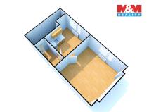 Pronájem bytu 1+1, Děčín - Děčín IV-Podmokly, Teplická, 38 m2