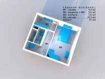 Pronájem bytu 1+1, Kolín - Kolín II, Dělnická, 31 m2