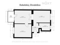 Prodej bytu 2+1, Chvaletice, Dukelská, 52 m2