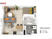 Prodej bytu 1+kk, Praha - Holešovice, Jankovcova, 33 m2