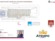 Pronájem kanceláře, České Budějovice - České Budějovice 1, Karla IV., 10 m2