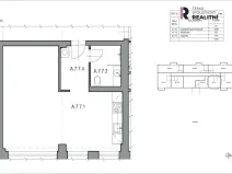 Pronájem bytu 1+kk, Zlín, Lorencova, 43 m2