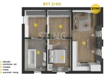 Pronájem bytu 2+kk, Opava, Hviezdoslavova, 52 m2