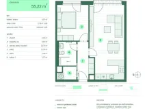 Prodej bytu 2+kk, Zlín, Tyršova, 52 m2