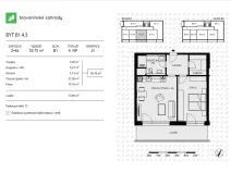 Prodej bytu 2+kk, Olomouc - Povel, Loudova, 53 m2