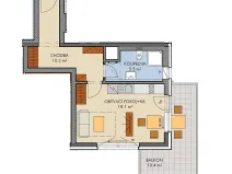 Prodej bytu 1+kk, Praha - Dolní Měcholupy, Honzíkova, 35 m2