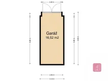 Pronájem garáže, Brno, 16 m2