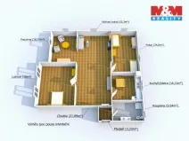 Pronájem bytu 3+1, Plzeň - Jižní Předměstí, Erbenova, 140 m2