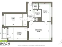 Prodej bytu 3+1, Uherské Hradiště, Bedřicha Buchlovana, 75 m2