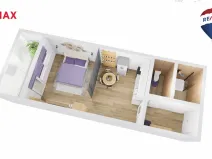 Pronájem bytu 1+kk, Havířov - Šumbark, Lidická, 18 m2