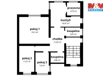 Prodej bytu 4+1, Praha - Ruzyně, Duchcovská, 80 m2