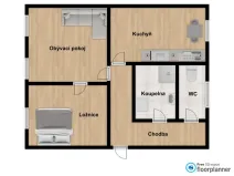 Pronájem bytu 2+1, Příbram - Příbram VII, 28. října, 60 m2