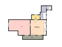 Pronájem bytu 2+kk, Praha - Podolí, Pravá, 50 m2