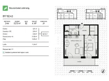 Prodej bytu 2+kk, Olomouc, Loudova, 54 m2
