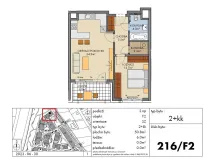 Prodej bytu 2+kk, Praha - Ruzyně, Stočesova, 51 m2