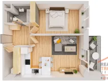 Prodej bytu 2+kk, Hradec Králové, Antonína Petrofa, 56 m2