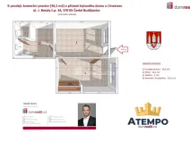 Prodej obchodního prostoru, České Budějovice - České Budějovice 2, J. Bendy, 50 m2