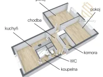 Prodej bytu 2+1, Dobkovice, 63 m2