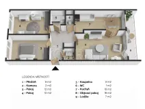 Prodej bytu 3+1, Praha, Emilie Hyblerové, 70 m2