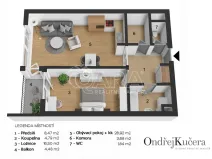 Pronájem bytu 2+kk, Praha - Vinohrady, Korunní, 69 m2