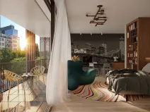 Prodej bytu 1+kk, Praha - Holešovice, V háji, 41 m2