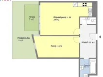 Prodej bytu 2+kk, Praha - Dolní Počernice, Černodolská, 66 m2