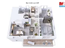 Prodej bytu 3+kk, Kamenný Újezd, 79 m2