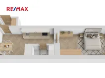 Prodej bytu 2+kk, Praha - Smíchov, Kováků, 38 m2