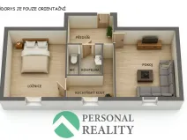 Prodej bytu 2+1, Cheb, Žižkova, 55 m2