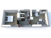 Pronájem bytu 2+kk, Ostřetín, 31 m2